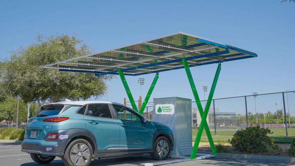 Estación de carga solar desmontable