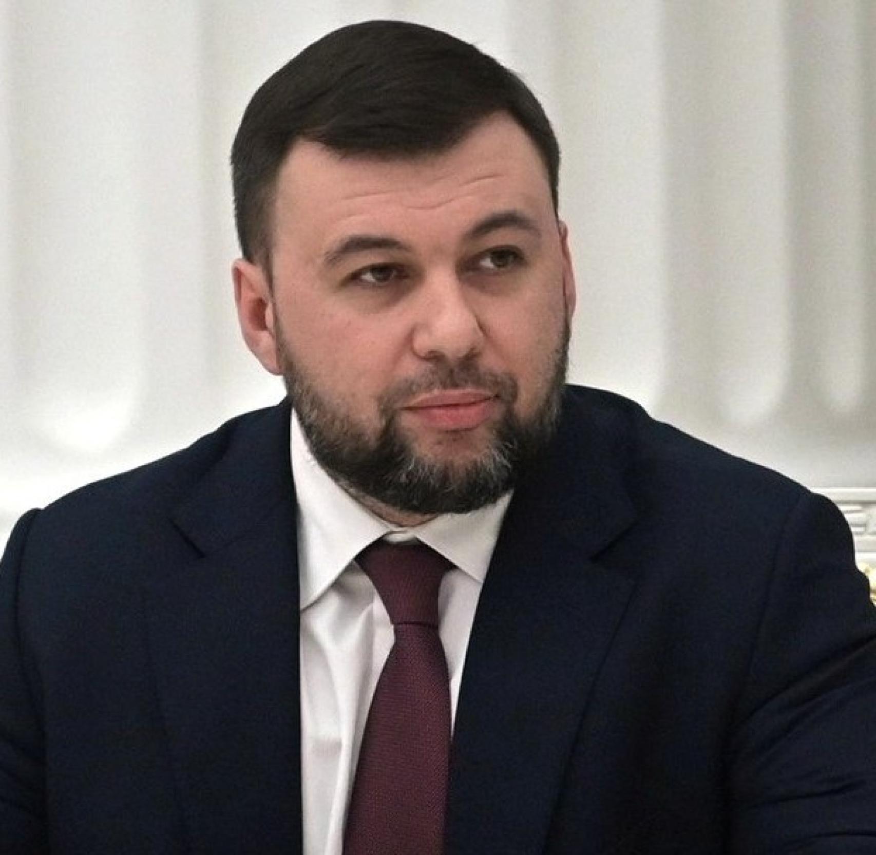 Denis Pushilin, líder de Donetsk.