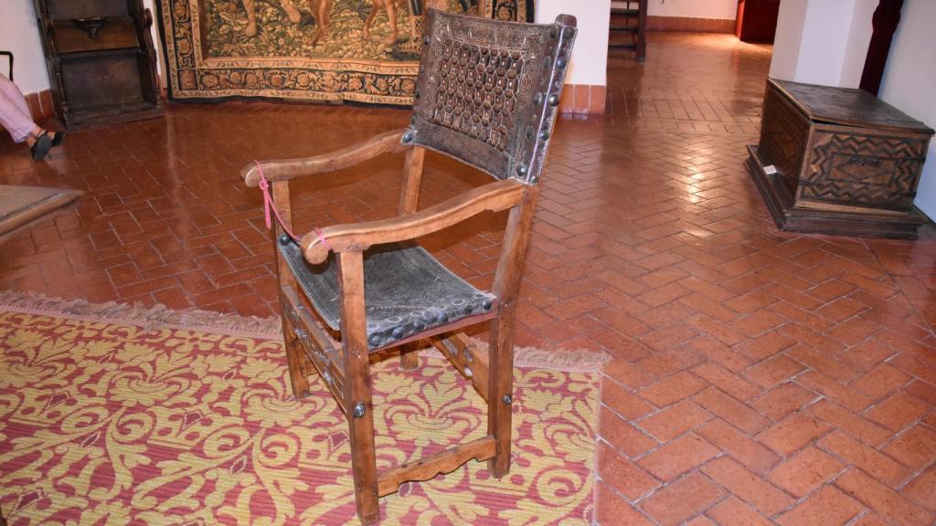 Sillón del Diablo en el Museo de Valladolid