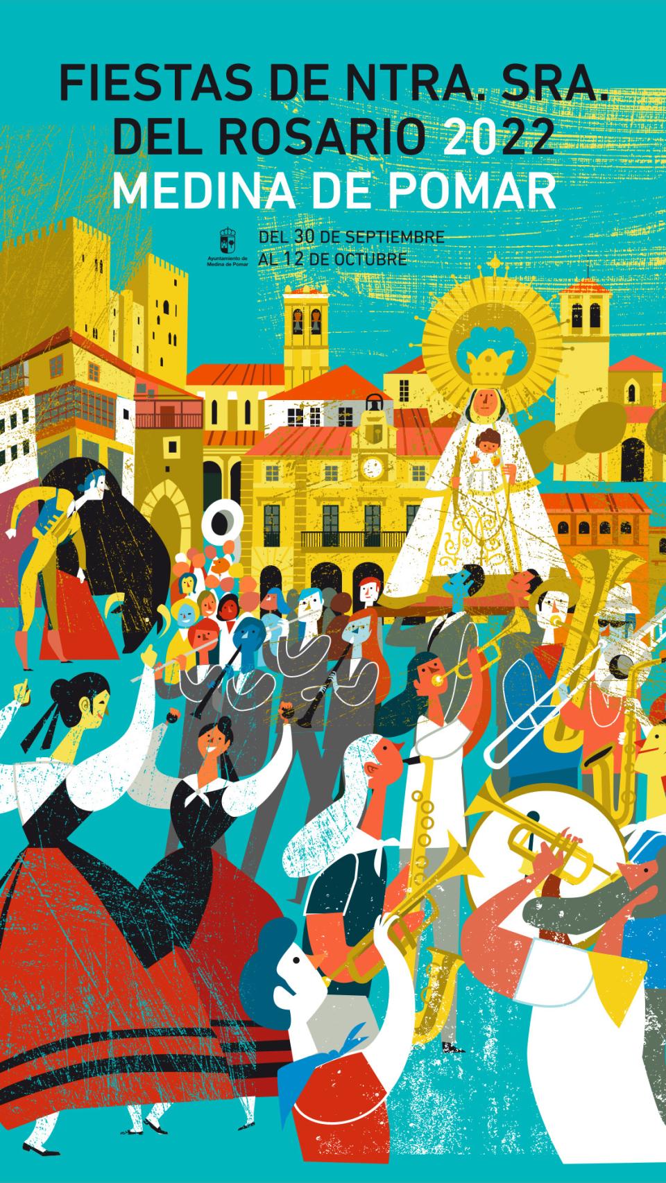 Cartel de las Fiestas de Pomar