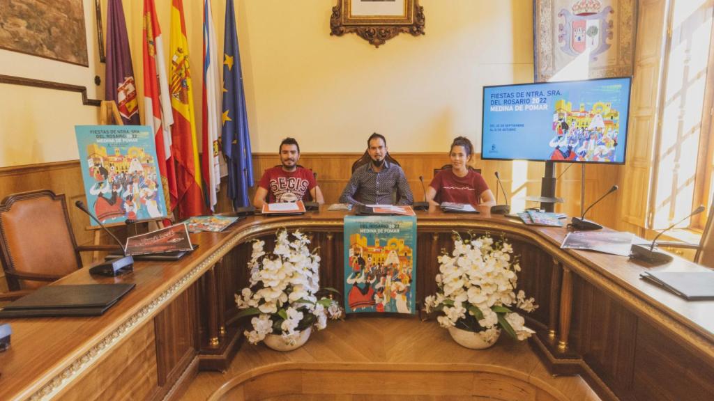Acto de presentación de las fiestas patronales de Medina de Pomar