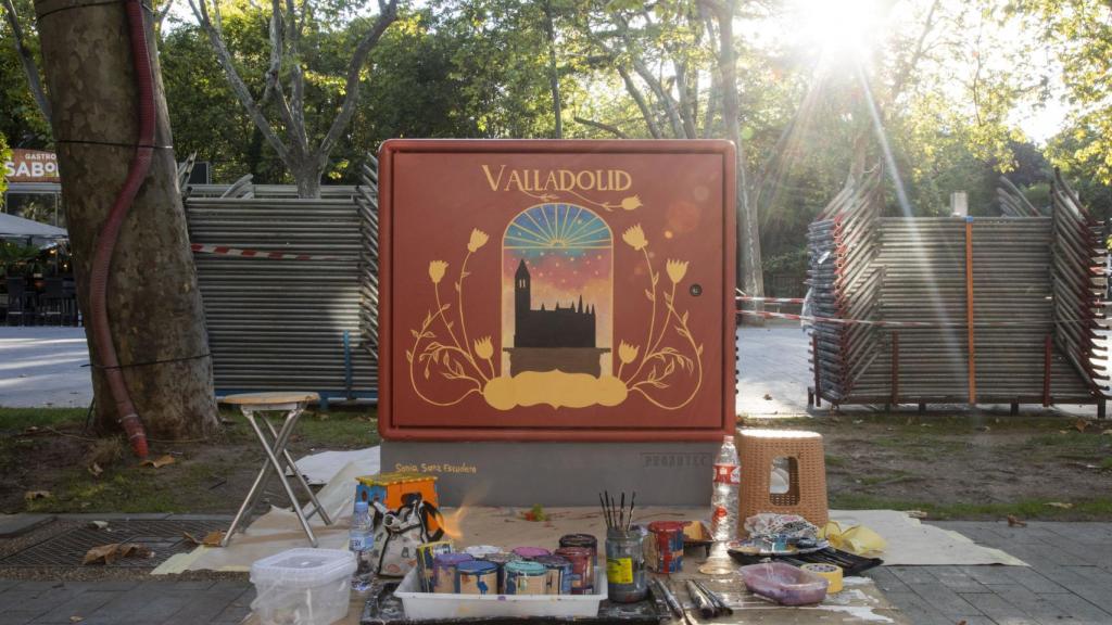 Unos curiosos murales invaden Valladolid