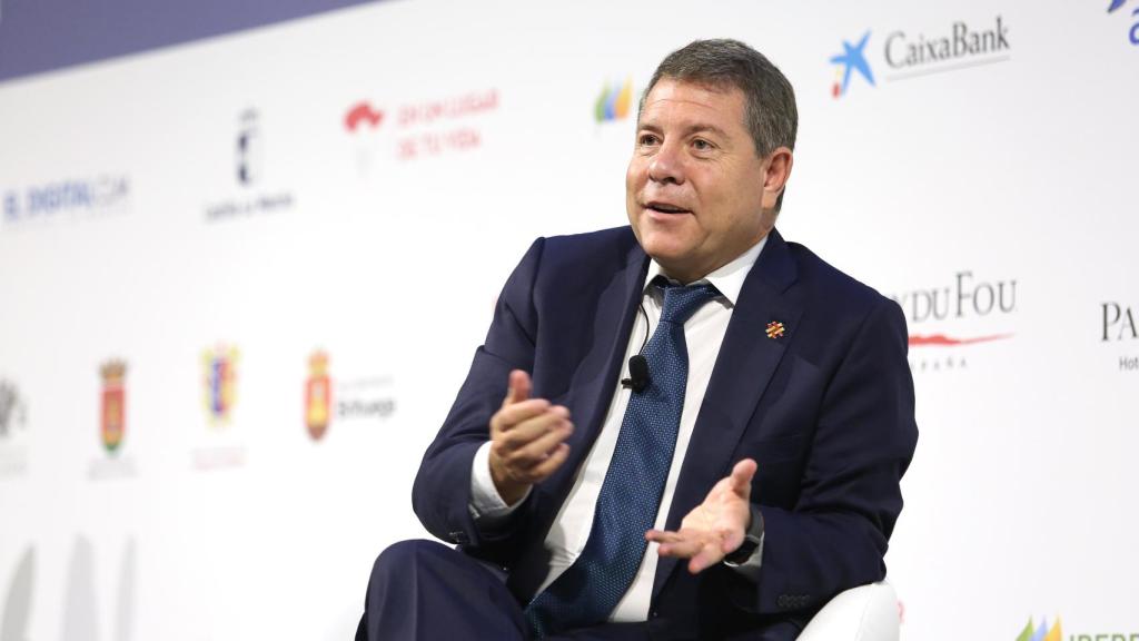 Imagen de Emiliano García-Page en el foro sobre turismo organizado por EL ESPAÑOL-EL DIGITAL CLM. Foto: Óscar Huertas