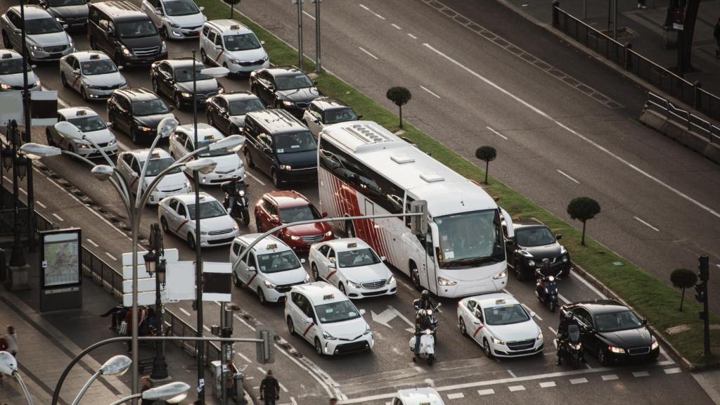 Imagen de archivo de un atasco.