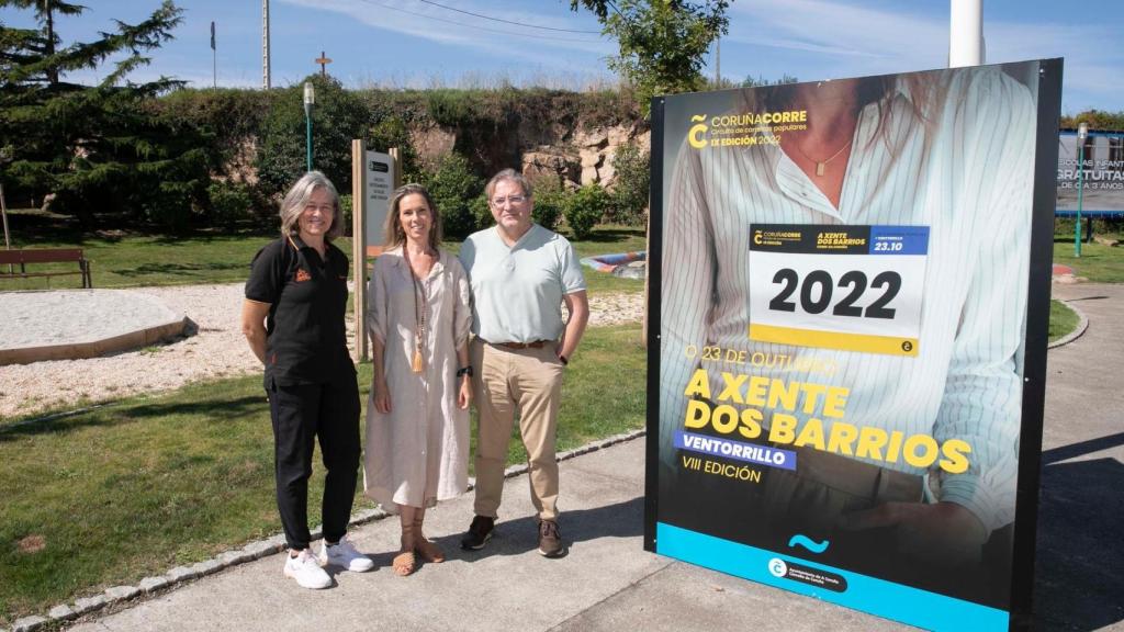 Presentación de la carrera popular en O Ventorrillo (A Coruña).