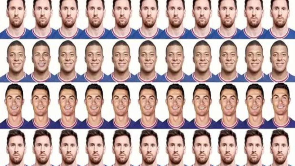 Ubica a Neymar entre todas las estrellas del fútbol.