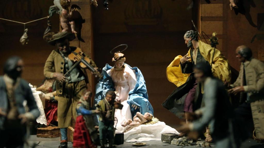 Belén napolitano en el Museo Nacional de Escultura de Valladolid