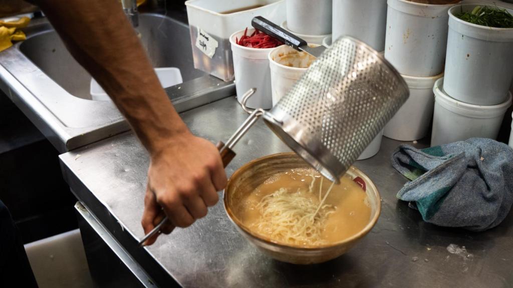Elaboración del ramen en Chuka
