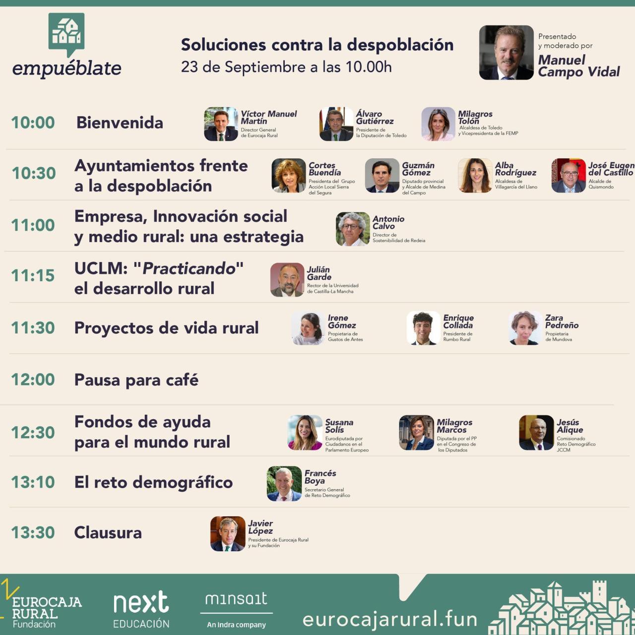 Cartel de las jornadas 'Empuéblate'