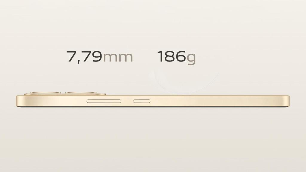 Vivo X80 Lite de lado