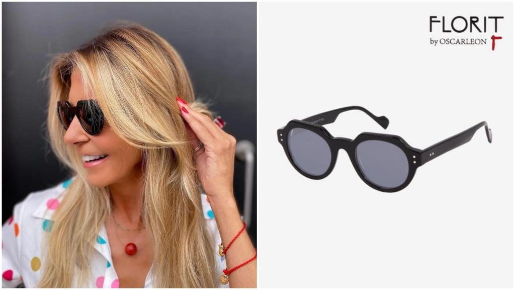 Marisa luce unas curiosas gafas de sol de Florit.