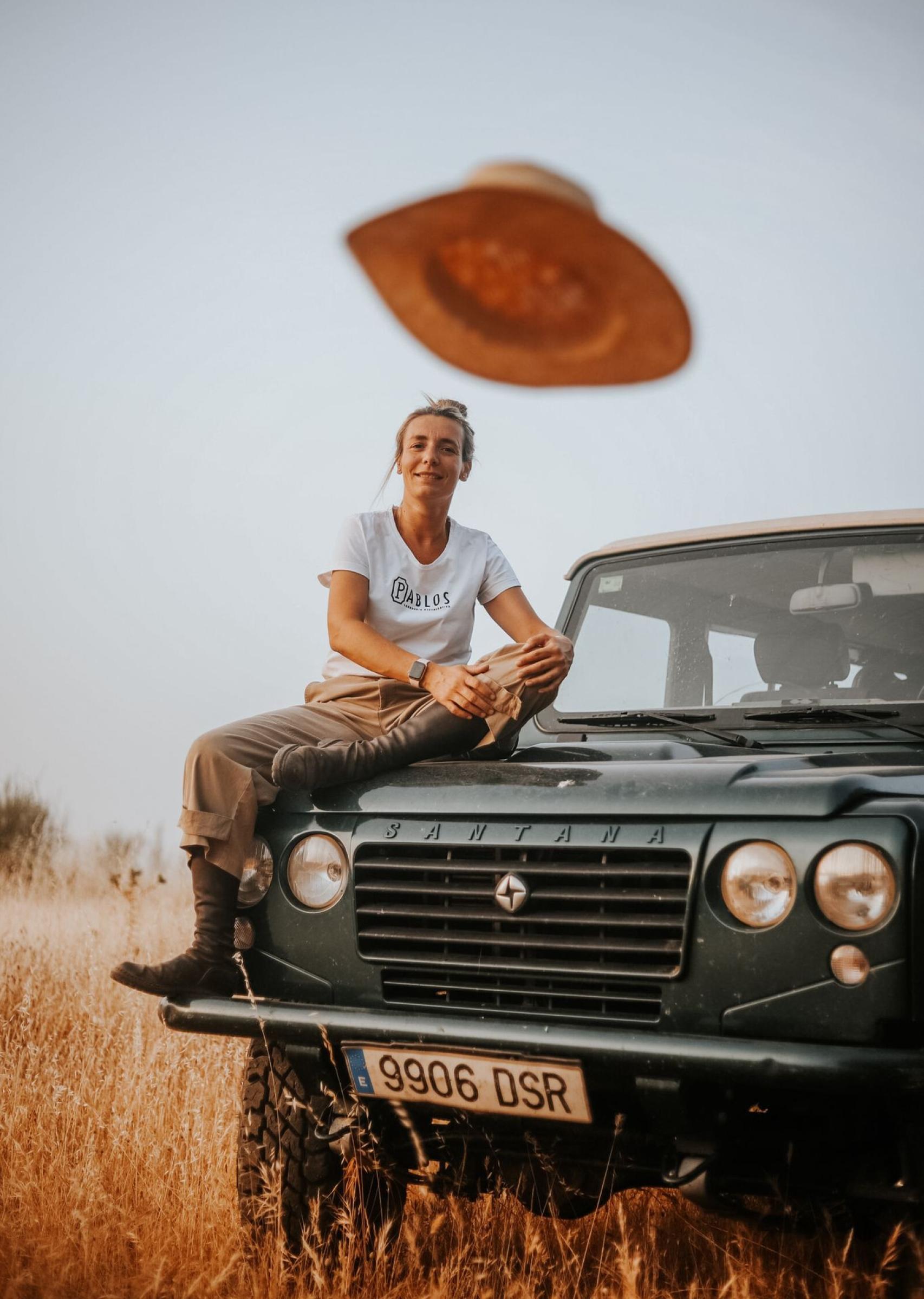 La ganadera extremeña Beatriz Pablos.