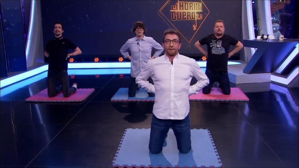 Pablo Motos junto a alguno de sus colaboradores.