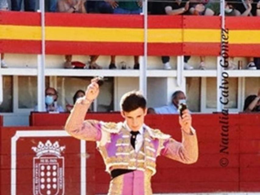 Sergio Rodríguez en el coso de Medina del Campo la pasada temporada