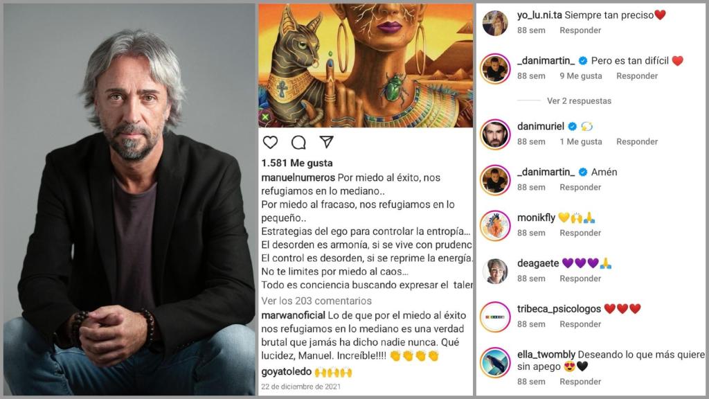 El numerólogo de los famosos, Manuel Márquez.