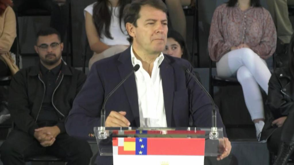 El presidente de la Junta de Castilla y León, Alfonso Fernández Mañueco, inaugura el curso 2022-2023 de las enseñanzas escolares de Castilla y León.