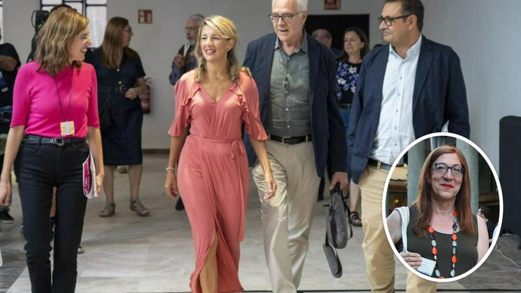 Acto de los equipos de 'Sumar' celebrado hoy