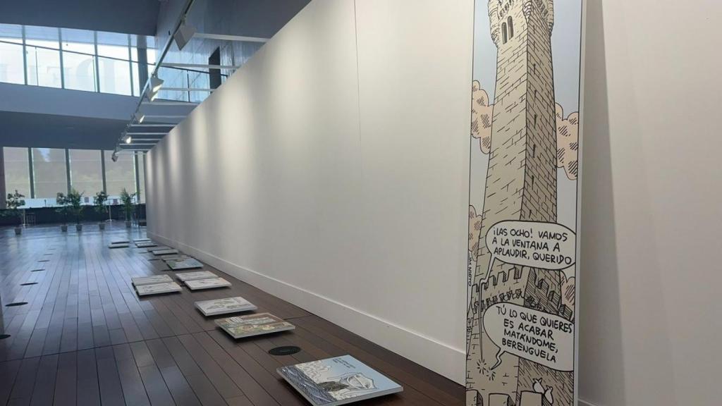 La exposición 'La risa en la mascarilla' en el Miguel Delibes