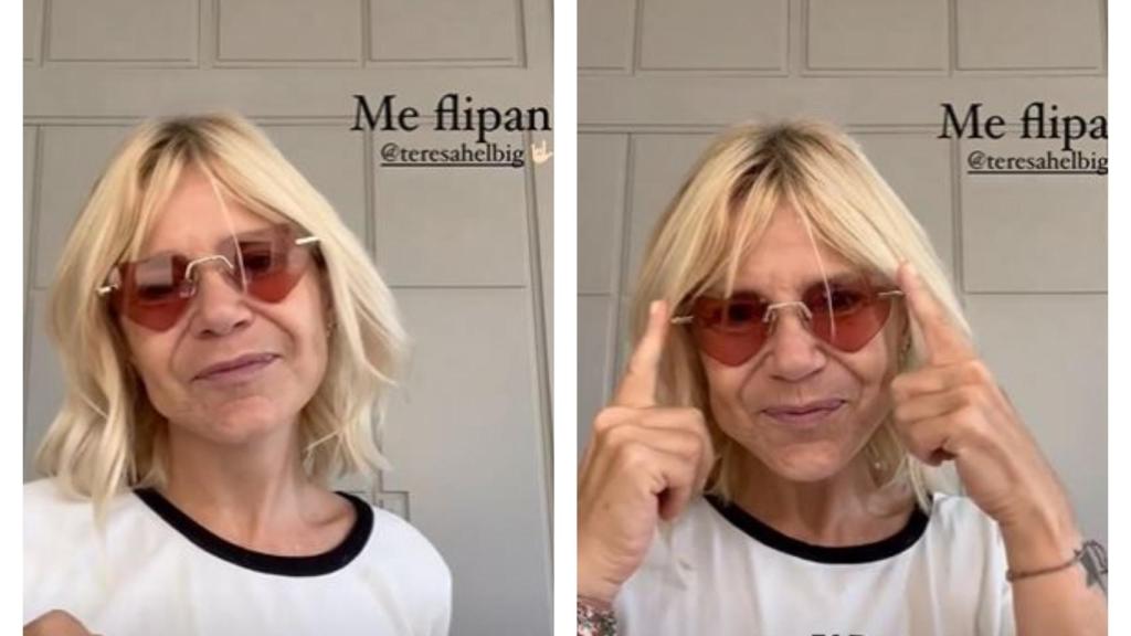Eugenia Martínez de Irujo ha mostrado sus nuevas gafas de Teresa Helbig.