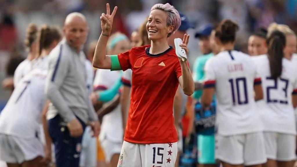 Megan Rapinoe, tras medirse a España en el Mundial de 2019