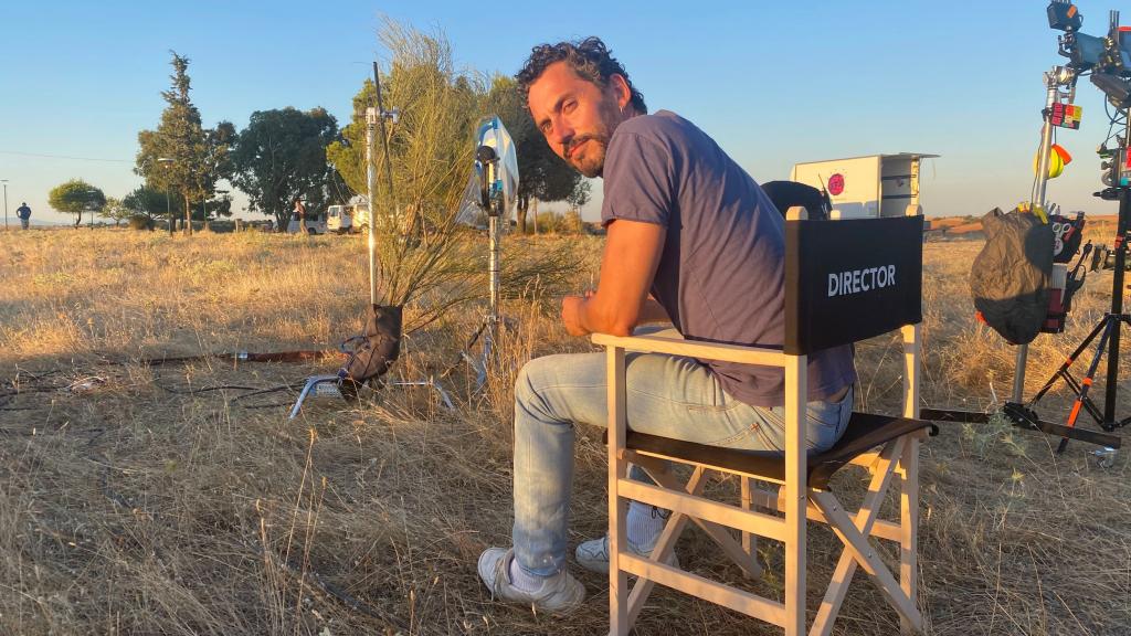 Paco León durante el rodaje de 'Rainbow'. Foto: Concha de la Rosa