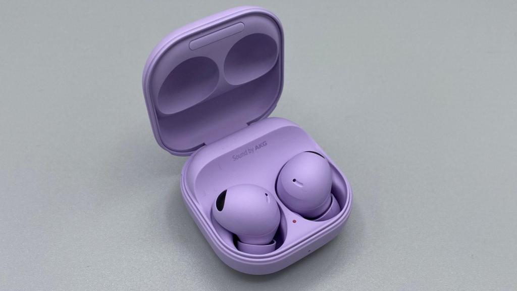 Todo el estuche y los auriculares Galaxy Buds 2 Pro están en el mismo color