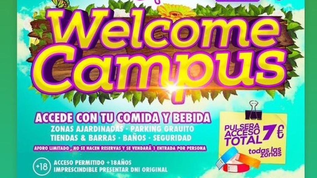 Cartel de la 'cervezada' de Ciudad Real.