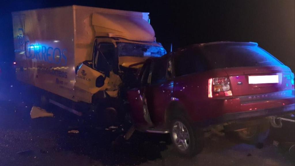 Accidente en Miguelturra (Ciudad Real). Foto: Twitter @Emergencia1006.