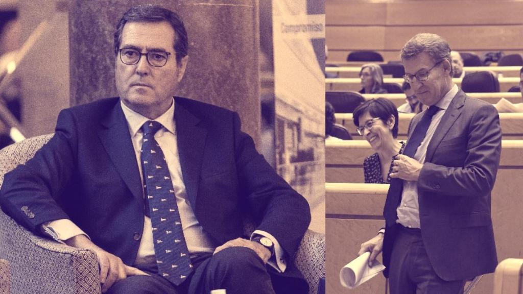 Antonio Garamendi, Alberto Núñez Feijóo.