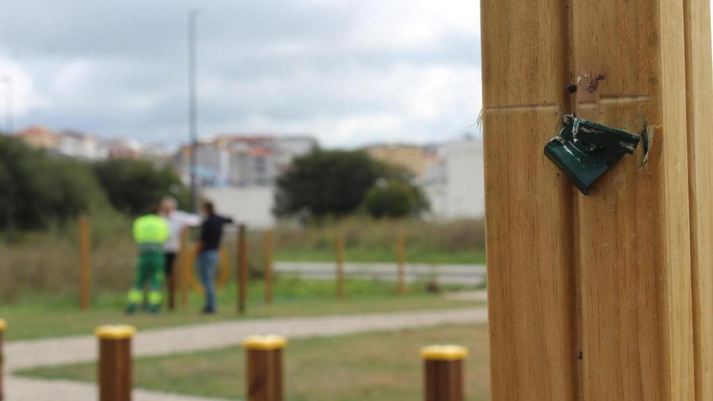 Robo en el parque canino de Braña.