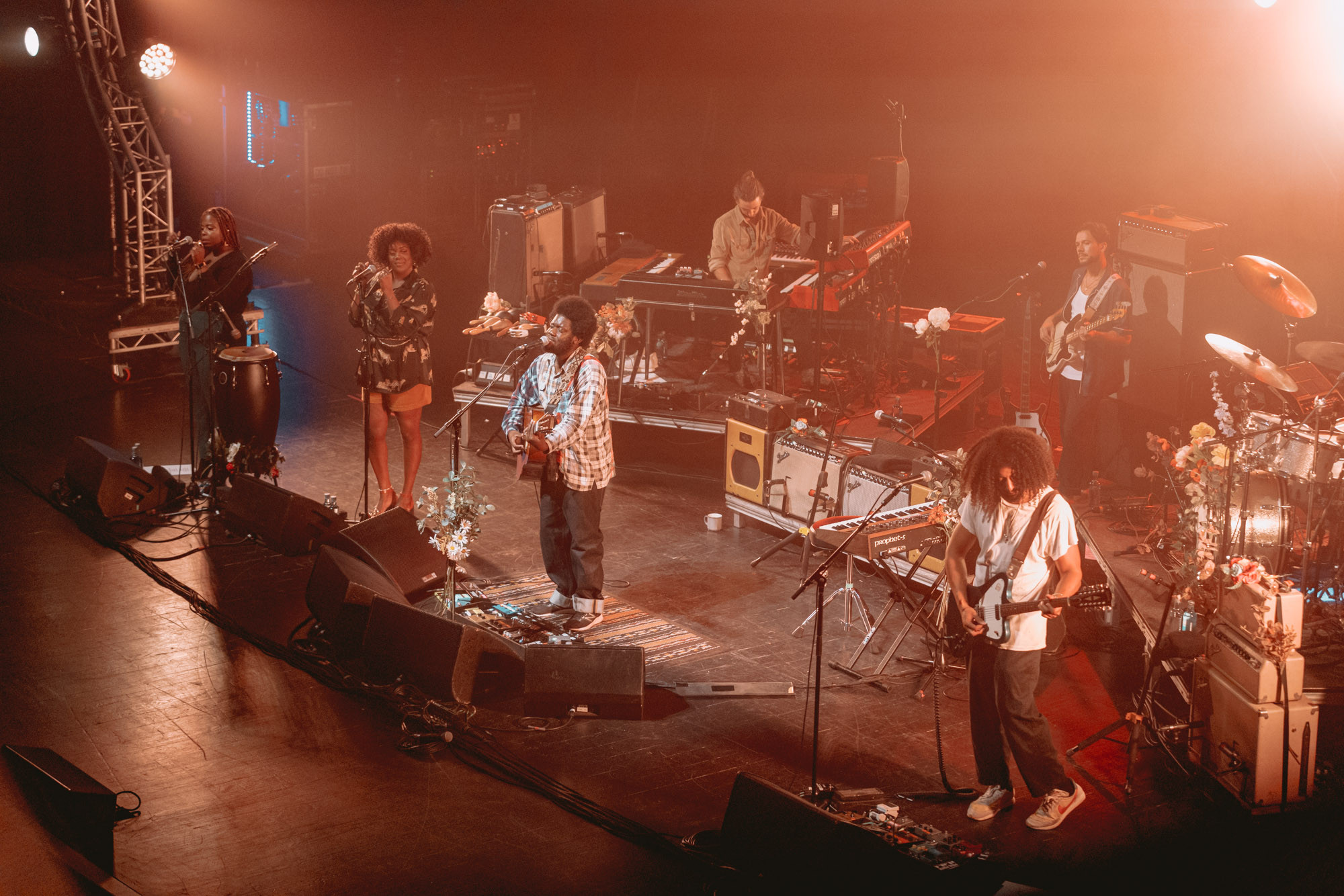 Michael Kiwanuka en su concierto en Vigo.