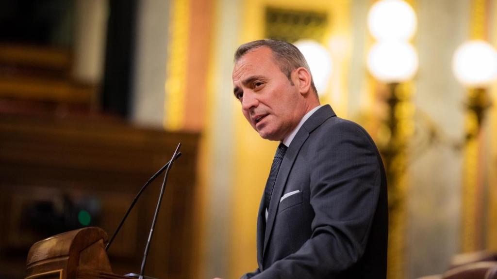 Tomás Fernández, diputado de Vox, en el Congreso.