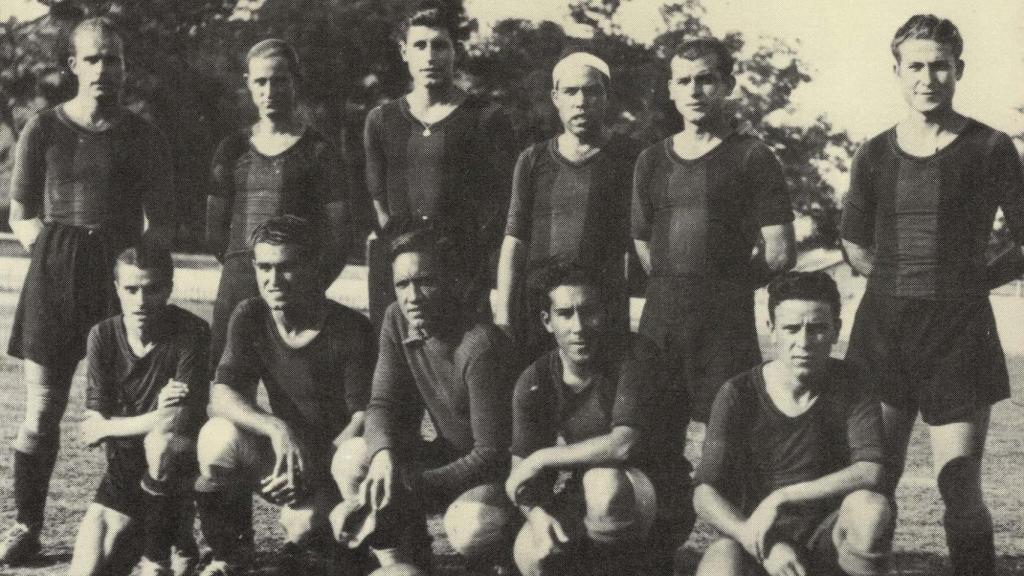 El equipo del Levante en la temporada 1936-1937.