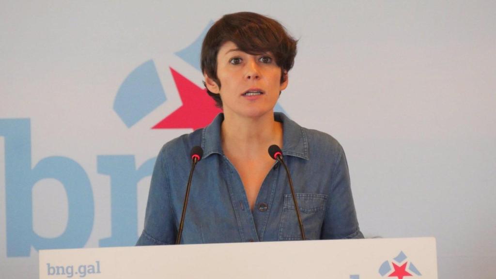 La líder del BNG, Ana Pontón, en un Consello Nacional.