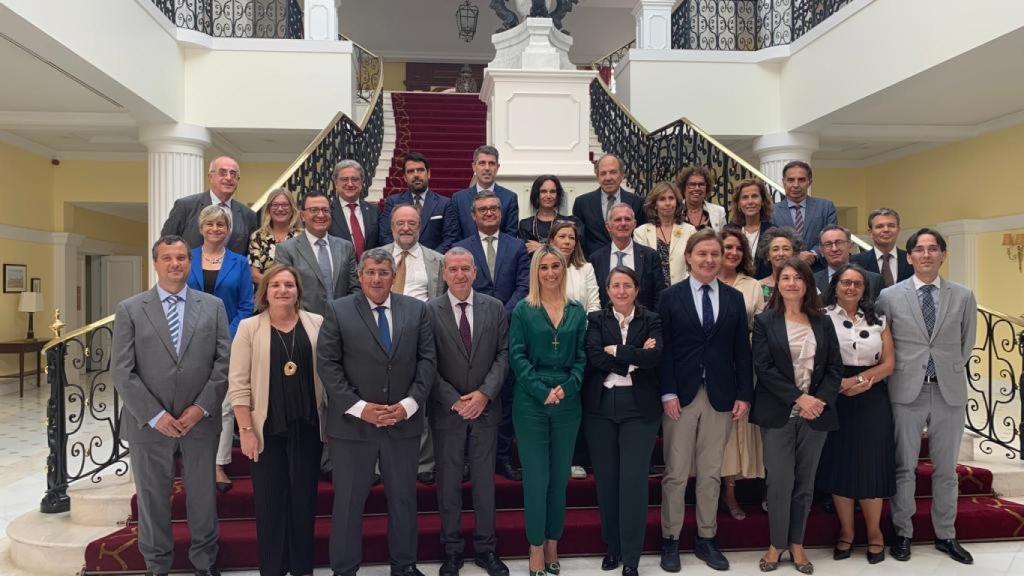 Participantes en la cumbre hispanolusa de este fin de semana.