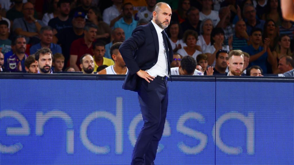 Chus Mateo, en su primera final como entrenador del Real Madrid.