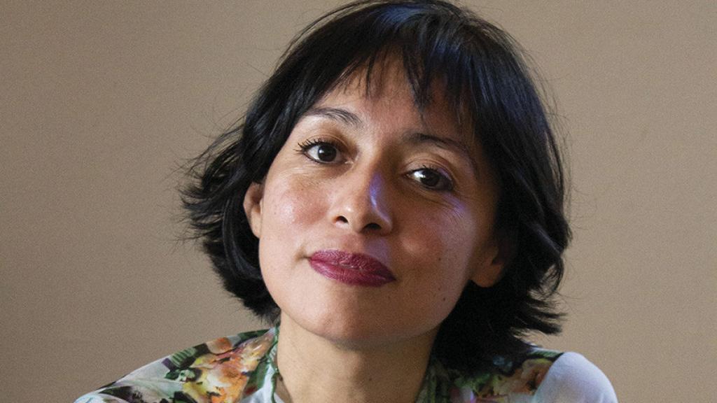 De izquierda a derecha y de arriba abajo, Alberto Ruy Sánchez, Brenda Navarro, Gonzalo Celorio y Socorro Vengas, participantes en el IV Festival Hispanoamericano de Escritores