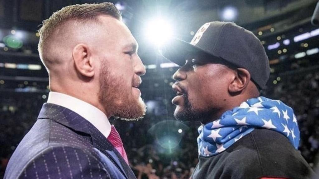 Imagen de archivo de Conor McGregor y Floyd Mayweather