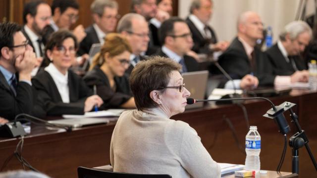 Carmen Martínez Aguayo, durante su declaración en el juicio de los ERE en Sevilla./