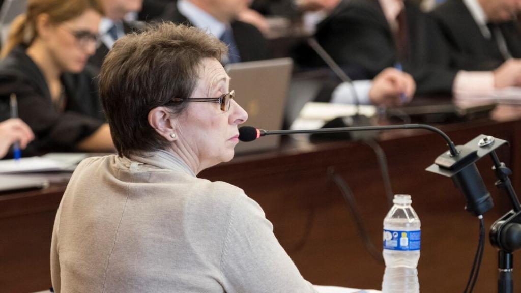 Carmen Martínez Aguayo, durante su declaración en el juicio de los ERE en Sevilla./