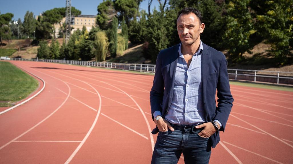 Roberto Sotomayor, el atleta de Podemos candidato a la Alcaldía de Madrid.