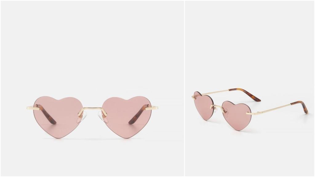 Gafas con forma de corazón diseñadas por Teresa Helbig.