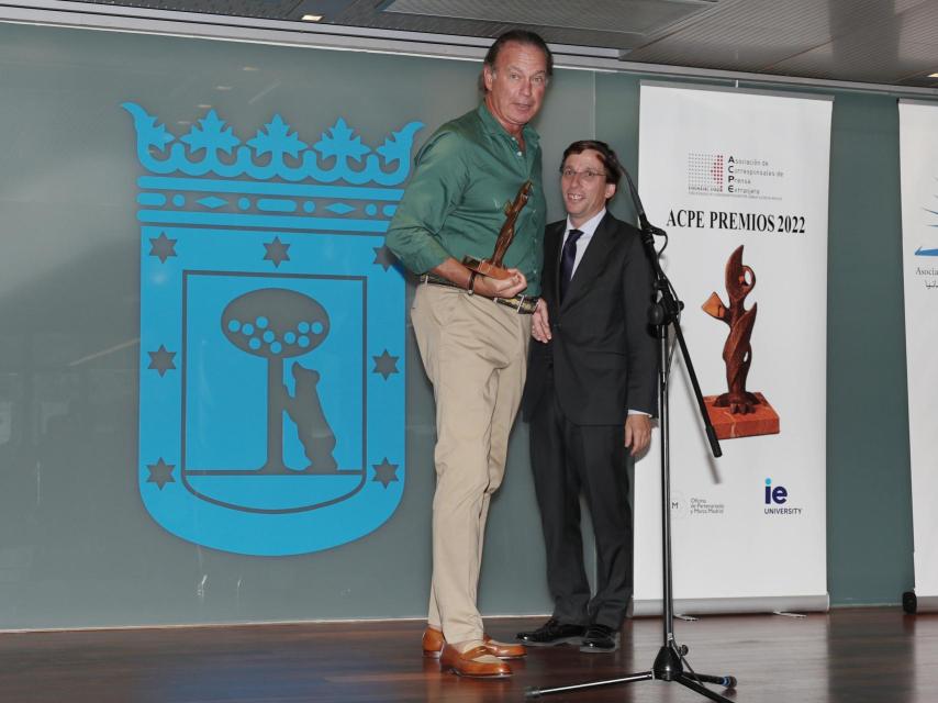 Bertín Osborne y José Luis Martínez-Almeida el pasado fin de semana.