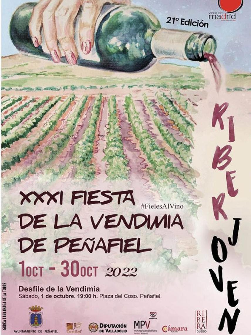 Cartel Fiesta de la Vendimia Peñafiel