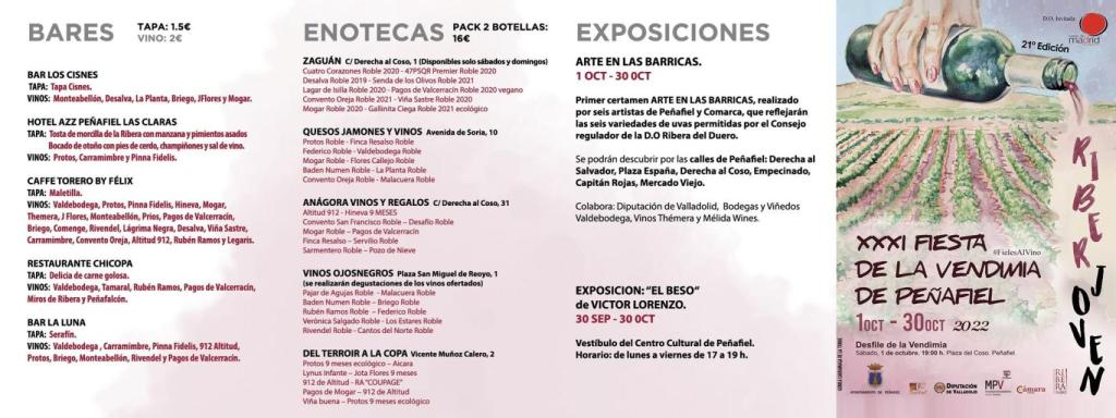 Actividades de la Fiesta de la Vendimia de Peñafiel