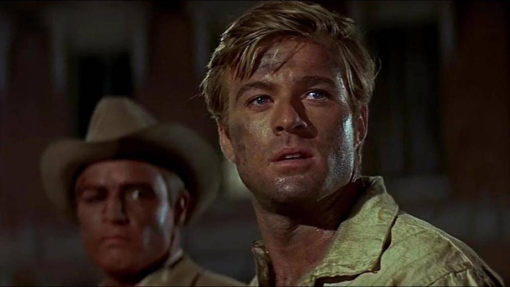 Marlon Brando y Robert Redford en 'La jauría humana'