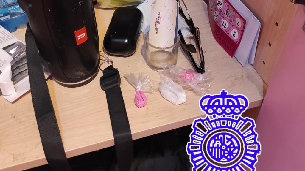 Droga encontrada en el domicilio de uno de los investigados