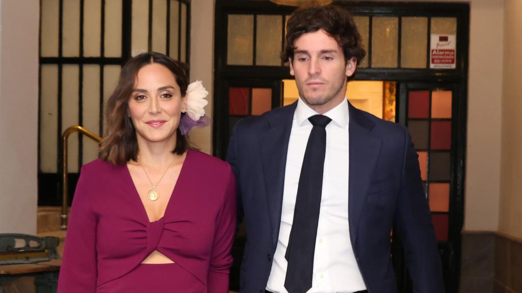 Tamara Falcó y su hoy exnovio, Íñigo Onieva, en una fotografía tomada el pasado viernes, 23 de septiembre, en Madrid.