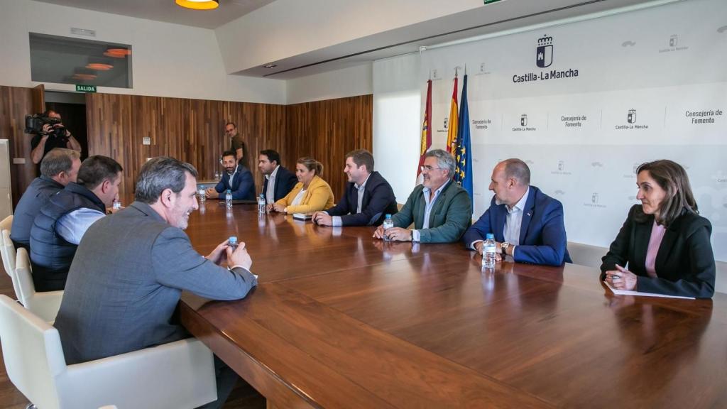 Reunión del Pacto Social por el Ferrocarril en la provincia de Toledo. Foto: JCCM.