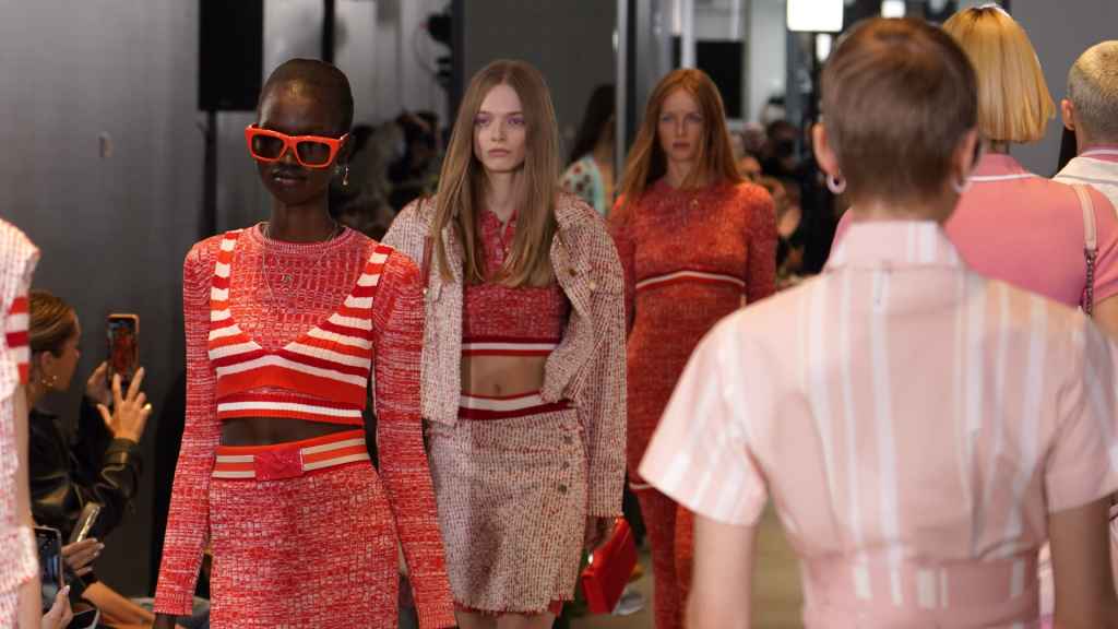 Un momento del desfile de Benetton en la Milan Fashion Week.